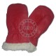 Kids Leather Mittens Various Colors Highly Warmth